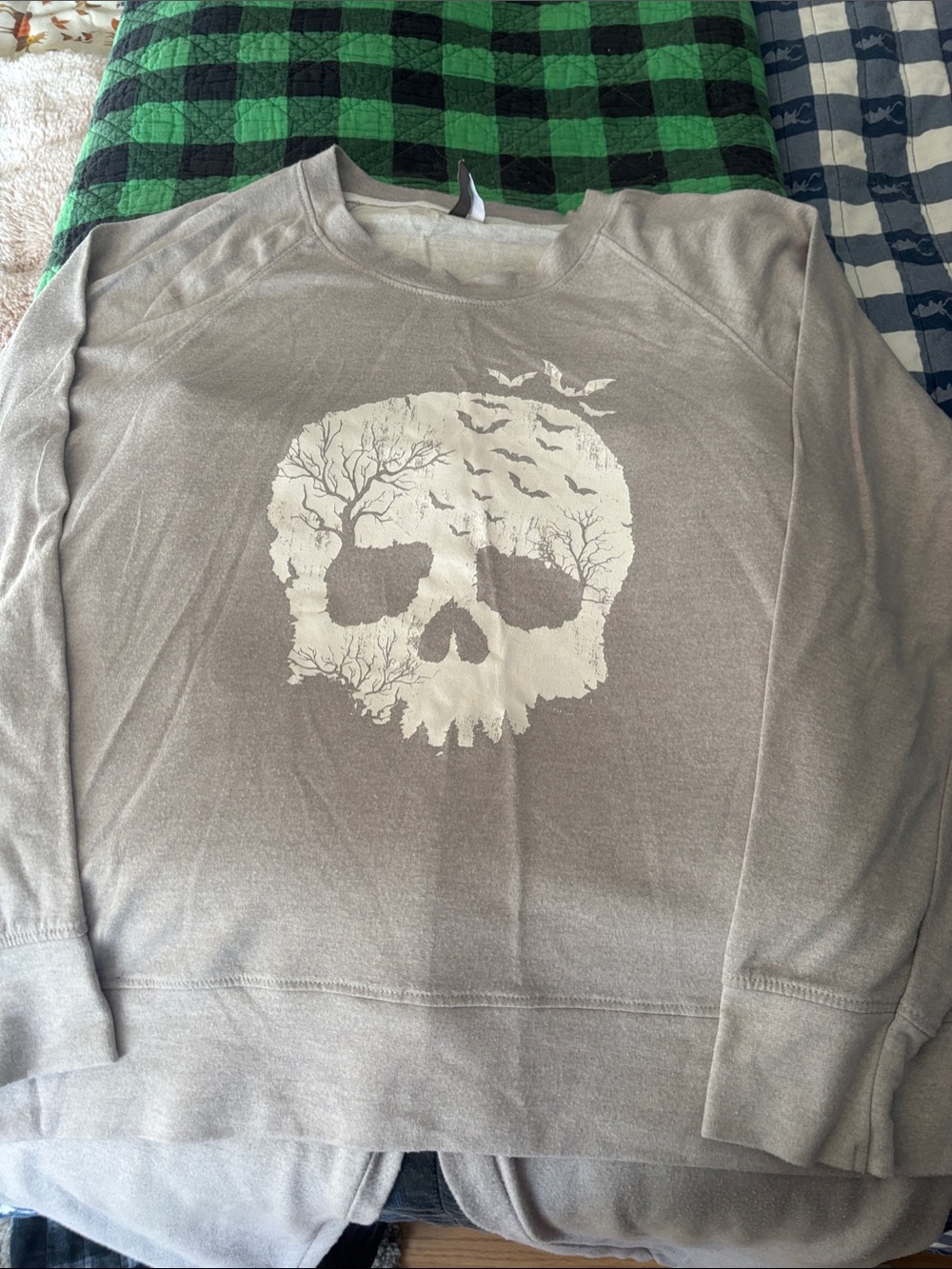 Jaclyn Intimates XL Light Gray Crewneck Tee